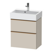 Duravit Meuble sous-lavabo D-Neo Compact 58,4x37,2 cm, 1 porte, 1 tiroir, blanc brillant
