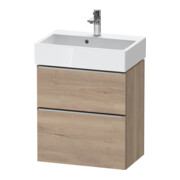 Duravit Meuble sous-lavabo D-Neo Compact 58,4x37,2 cm, 1 porte, 1 tiroir, ES geb/Ei ma-1
