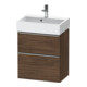 Duravit Meuble sous-lavabo D-Neo Compact 58,4x37,2 cm, 1 porte, 1 tiroir, ES geb/Nu d-1