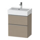 Duravit Meuble sous-lavabo D-Neo Compact 58,4x37,2 cm, 1 porte, 1 tiroir, ES lin-1