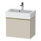Duravit Meuble sous-lavabo D-Neo Compact 58,4x37,2x44 cm, 1 porte, wd, g pol/Taupe ma-1