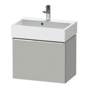 Duravit Meuble sous lavabo D-Neo Compact 58,4x37,2x44 cm, 1 tiroir, suspendu, chr/béton ma-1