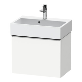 Duravit Meuble sous-lavabo D-Neo Compact 58,4x37,2x44 cm, 1 tiroir, suspendu, ES blanc/gris mat
