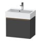 Duravit Meuble sous-lavabo D-Neo Compact 58,4x37,2x44 cm, 1 tiroir, wd, b geb/Gra ma-1