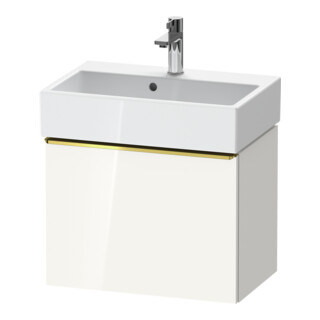 Duravit Meuble sous lavabo D-Neo Compact 58,4x37,2x44 cm, 1 tiroir, wd, blanc brillant
