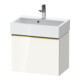 Duravit Meuble sous lavabo D-Neo Compact 58,4x37,2x44 cm, 1 tiroir, wd, blanc brillant-1