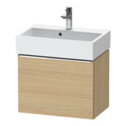 Duravit Meuble sous lavabo D-Neo Compact 58,4x37,2x44 cm, 1 tiroir, wd, chr/chêne naturel