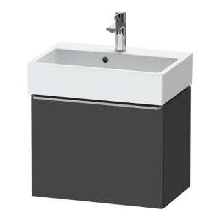 Duravit Meuble sous lavabo D-Neo Compact 58,4x37,2x44 cm, 1 tiroir, wd, ES geb/Gra ma