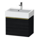Duravit Meuble sous lavabo D-Neo Compact 58,4x37,2x44 cm, 1 tiroir, wd, g pol/chêne noir-1
