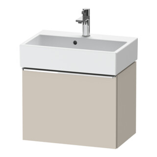 Duravit Meuble sous-lavabo D-Neo Compact 58,4x37,2x44cm, 1 tiroir, suspendu, chr/taupe