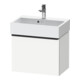 Duravit Meuble sous lavabo D-Neo Compact 58,4x37,2x44cm, 1 tiroir, wd, noir/blanc ma-1