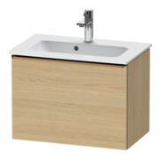 Duravit Meuble sous-lavabo D-Neo Compact 61x37,2, chêne naturel, 1 tiroir, suspendu