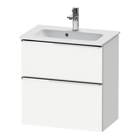 Duravit Meuble sous-lavabo D-Neo Compact 61x37,2 cm, 1 porte, 1 tiroir, suspendu
