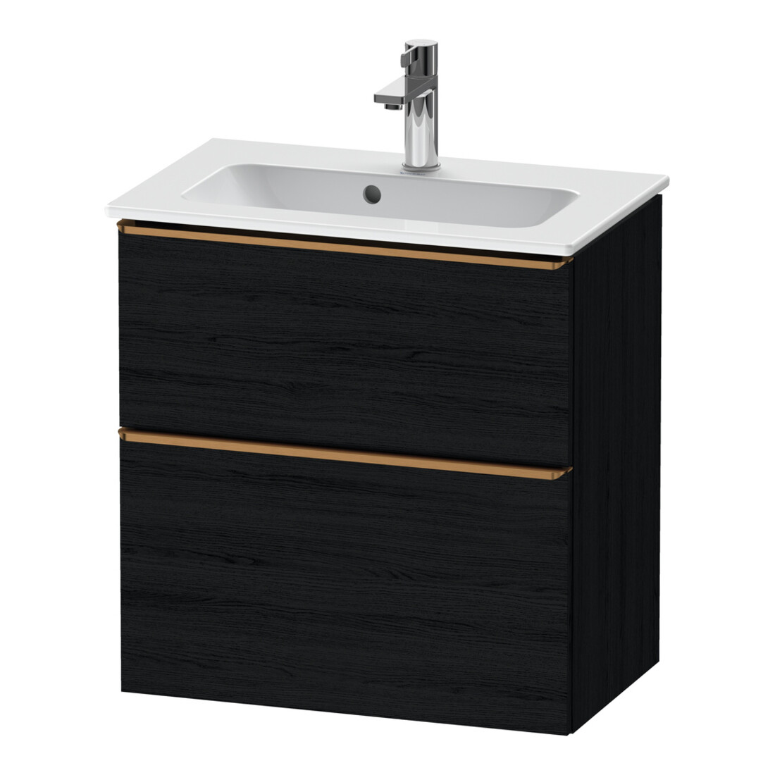 Duravit Meuble sous lavabo D-Neo Compact 61x37,2 cm, blanc, 1 porte, 1 tiroir, suspendu