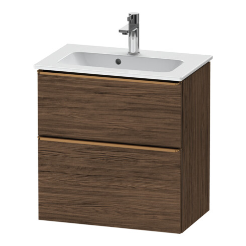 Duravit Meuble sous-lavabo D-Neo Compact 61x37,2 cm, blanc, 1 porte, 1 tiroir, suspendu