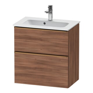 Duravit Meuble sous lavabo D-Neo Compact 61x37,2 cm, blanc, 1 porte, 1 tiroir, suspendu