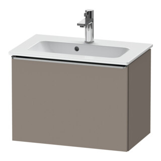 Duravit Meuble sous lavabo D-Neo Compact 61x37,2 cm, blanc brillant, 1 tiroir, suspendu
