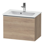 Duravit Meuble sous-lavabo D-Neo Compact 61x37,2 cm, blanc éclat/marbre, 1 tiroir, suspendu-1