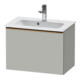 Duravit Meuble sous lavabo D-Neo Compact 61x37,2 cm, blanc/gris, 1 tiroir, suspendu-1