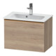 Duravit Meuble sous-lavabo D-Neo Compact 61x37,2 cm, blanc marbré, 1 tiroir, suspendu-1