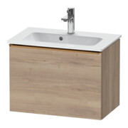 Duravit Meuble sous-lavabo D-Neo Compact 61x37,2 cm, blanc marbré, 1 tiroir, suspendu-1