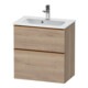 Duravit Meuble sous-lavabo D-Neo Compact 61x37,2 cm, blanc mat, 1 porte, 1 tiroir, suspendu-1