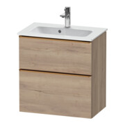 Duravit Meuble sous-lavabo D-Neo Compact 61x37,2 cm, blanc mat, 1 porte, 1 tiroir, suspendu
