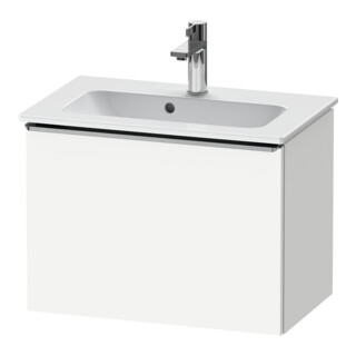 Duravit Meuble sous-lavabo D-Neo Compact 61x37,2 cm, blanc mat, 1 tiroir, suspendu