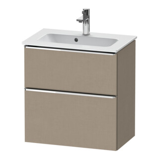 Duravit Meuble sous lavabo D-Neo Compact 61x37,2 cm, ch/lin, 1 porte, 1 tiroir, suspendu