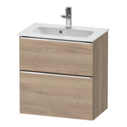 Duravit Meuble sous-lavabo D-Neo Compact 61x37,2 cm, ch/oeuf, 1 porte, 1 tiroir, suspendu