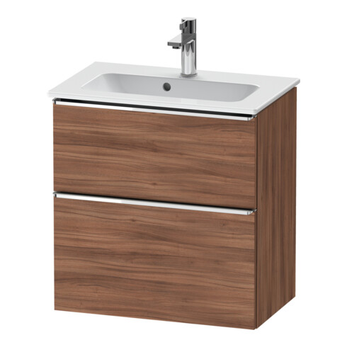 Duravit Meuble sous-lavabo D-Neo Compact 61x37,2 cm, chêne naturel, 1 porte, 1 tiroir, suspendu
