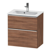 Duravit Meuble sous-lavabo D-Neo Compact 61x37,2 cm, chêne naturel, 1 porte, 1 tiroir, suspendu-1