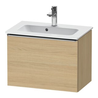 Duravit Meuble sous-lavabo D-Neo Compact 61x37,2 cm, chêne naturel, 1 tiroir, suspendu