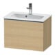 Duravit Meuble sous-lavabo D-Neo Compact 61x37,2 cm, chêne naturel, 1 tiroir, suspendu-1