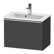 Duravit Meuble sous-lavabo D-Neo Compact 61x37,2 cm, chr/Grap ma, 1 tiroir, suspendu
