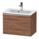 Duravit Meuble sous-lavabo D-Neo Compact 61x37,2 cm, chr/noisette nat, 1 tiroir, suspendu-1