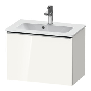 Duravit Meuble sous-lavabo D-Neo Compact 61x37,2 cm, ES blanc brillant, 1 tiroir, suspendu