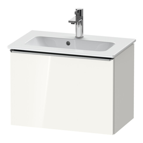 Duravit Meuble sous-lavabo D-Neo Compact 61x37,2 cm, ES blanc brillant, 1 tiroir, suspendu