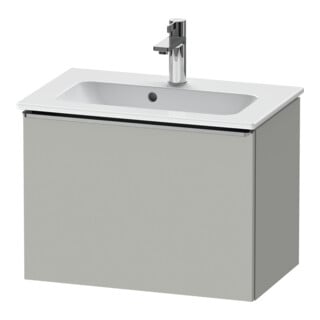 Duravit Meuble sous-lavabo D-Neo Compact 61x37,2 cm, ES blanc/gris, 1 tiroir, suspendu