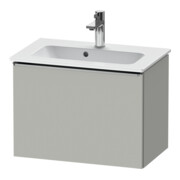 Duravit Meuble sous-lavabo D-Neo Compact 61x37,2 cm, ES blanc/gris, 1 tiroir, suspendu-1
