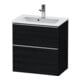 Duravit Meuble sous-lavabo D-Neo Compact 61x37,2 cm, ES laqué/ivoire, 1 tiroir, 1 porte, suspendu-1