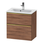Duravit Meuble sous-lavabo D-Neo Compact 61x37,2 cm, g pol/Nu N, 1 porte, 1 tiroir, suspendu