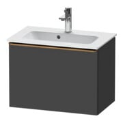 Duravit Meuble sous lavabo D-Neo Compact 61x37,2 cm, gris, 1 tiroir, suspendu-1