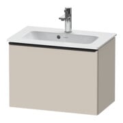 Duravit Meuble sous-lavabo D-Neo Compact 61x37,2 cm, noir/taupe, 1 tiroir, suspendu-1