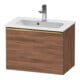 Duravit Meuble sous lavabo D-Neo Compact 61x37,2 cm, noyer naturel, 1 tiroir, suspendu-1