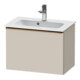 Duravit Meuble sous-lavabo D-Neo Compact 61x37,2 cm, taupe mat, 1 tiroir, suspendu-1