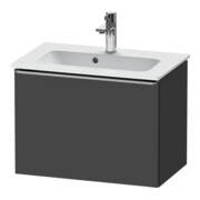 Duravit Meuble sous-lavabo D-Neo Compact 61x37,2, ES blanc/gris, 1 tiroir, suspendu-1