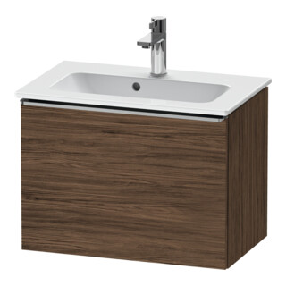 Duravit Meuble sous lavabo D-Neo Compact 61x37,2, ES chêne foncé, 1 tiroir, suspendu