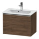 Duravit Meuble sous lavabo D-Neo Compact 61x37,2, ES chêne foncé, 1 tiroir, suspendu-1