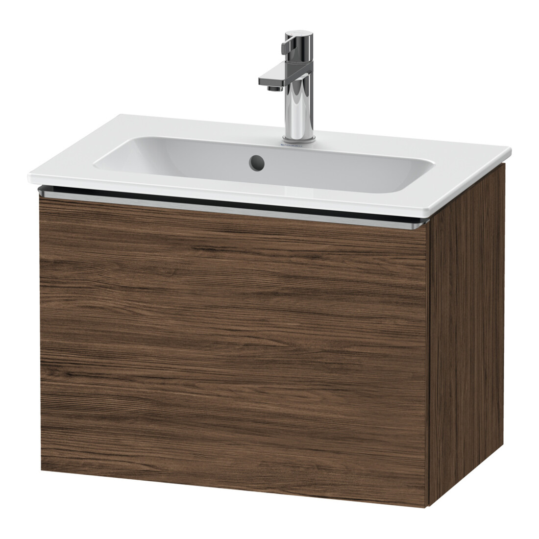 Duravit Meuble sous lavabo D-Neo Compact 61x37,2, ES chêne foncé, 1 tiroir, suspendu